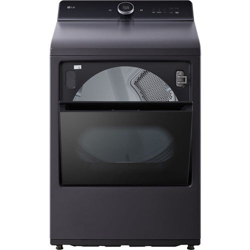 LG - 7.3 CF Gas Dryer, LCD Digital Dial Control, Wi-Fi, Easy Load, Steam - DLGX8601BE