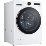 LG - 5.0 CF Ultra Large Capacity Front Load Washer, TurboWash360, Steam, Wifi - WM6500HWA