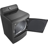 LG - 7.3 CF Electric Dryer, Sensor Dry, NeverRust Stainless Steel Drum - DLE6100M