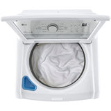 LG - 4.3 CF Top Load Washer (WT7000CW) & 7.3 CF Gas Dryer (DLG7001W) - WT7000CW-G-KIT