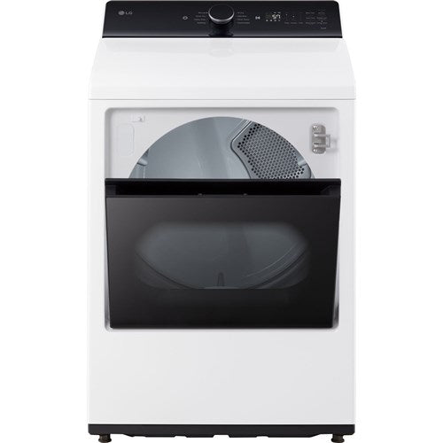 LG - 7.3 CF Electric Dryer, Wi-Fi, Easy Load, AI Sensor Dry - DLE8400WE
