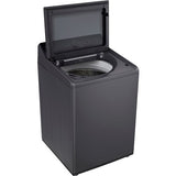 LG - 5.5 CF Top Load Washer, TurboWash 3D, Wi-Fi, Easy Unload, Agitator - WT8405CB