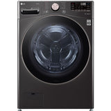LG - 4.5 CF Front Load Washer (WM4000HBA) & 7.4 CF Electric Dryer (DLEX4000B) - WM4000HBA-E-KIT