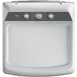 Midea - 6.7 CF Gas Dryer, Sensor Dry - MLTG41N1BWW