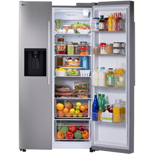 LG - 27 CF Side-by-Side, Slim In Door Ice and Water Dispenser, Bar Handle - LS27T3230S