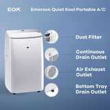 Emerson Quiet - 10000 BTU Portable Air Conditioner with Wifi Controls - EAPC10RSC1