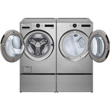 LG - 4.5 CF Front Load Washer (WM5500HVA) & 7.4 CF Gas Dryer (DLGX5501V) - WM5500HVA-G-KIT