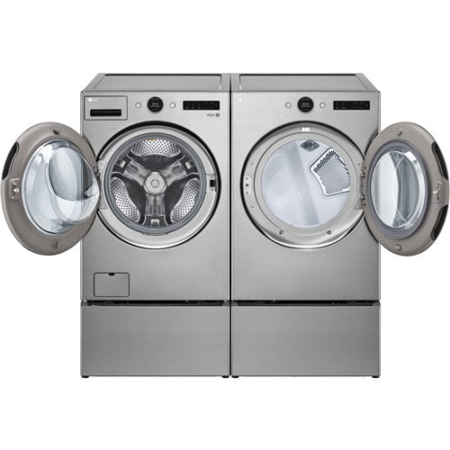 LG - 4.5 CF Front Load Washer (WM5500HVA) & 7.4 CF Electric Dryer (DLEX5500V) - WM5500HVA-E-KIT