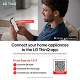 LG - 5.0 CF Top Load Washer, TurboWash3D, Wi-Fi, Easy Unload - WT8200CW