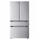 LG - 26 CF Counter Depth Max French Door with Internal Water, Pocket Handle - LF26C8210S