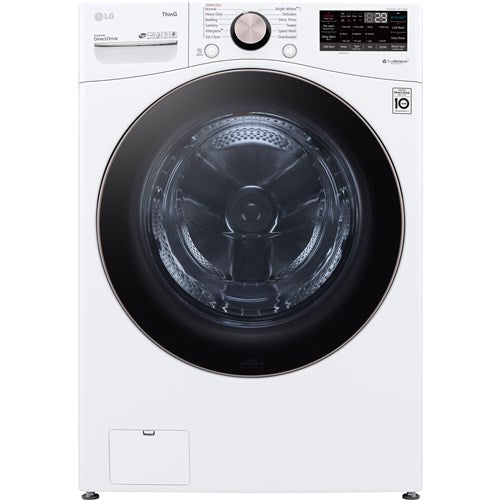 LG - 4.5 CF Front Load Washer (WM4000HWA) & 7.4 CF Gas Dryer (DLGX4001W) - WM4000HWA-G-KIT