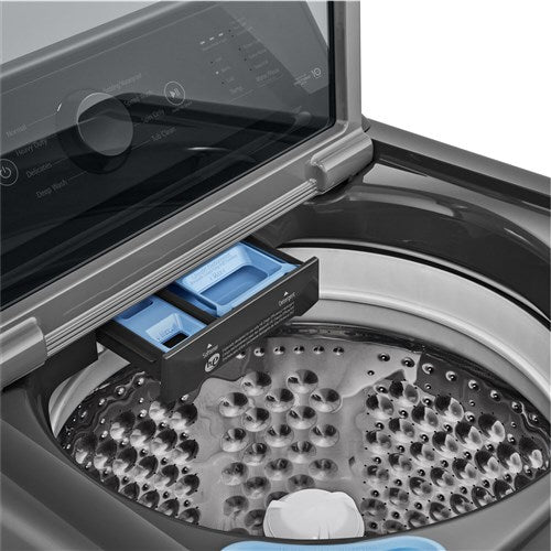 LG - 4.1 CF Ultra Large Capacity Top Load Washer, Agitator - WT6105CM