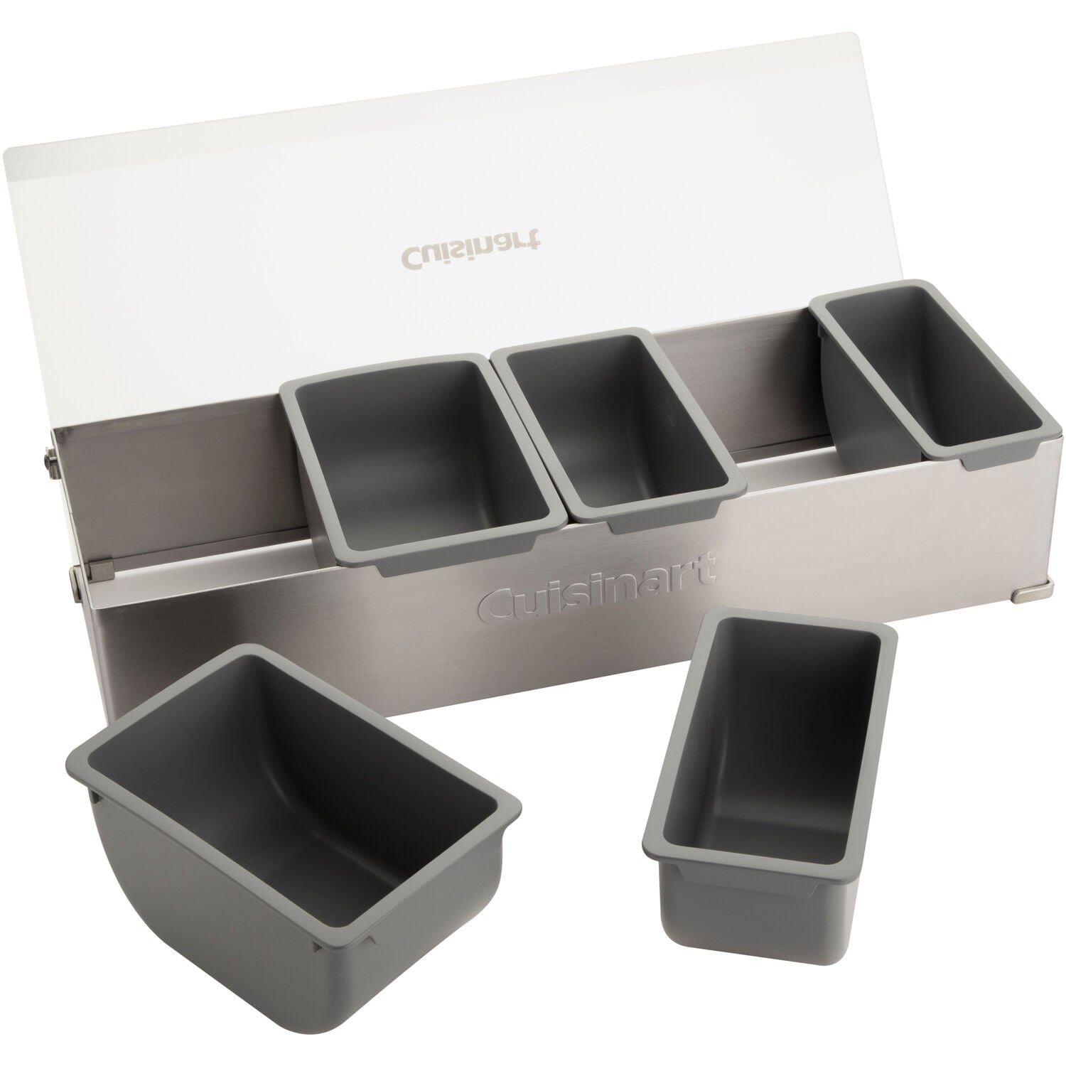 Cuisinart Grill - Condiment & Topping Station for Pizza, Omelets, Burgers, Tacos & More - CPS-617