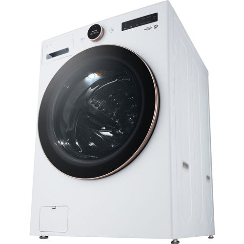 LG - 5.0 CF Ultra Large Capacity Front Load Washer, TurboWash360, Steam, Wifi - WM6500HWA