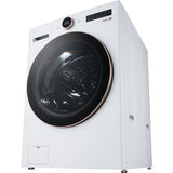 LG - 5.0 CF Ultra Large Capacity Front Load Washer, TurboWash360, Steam, Wifi - WM6500HWA