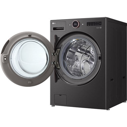 LG - 5.0 CF Ultra Large Capacity Front Load Washer, TurboWash360, Steam, Wifi - WM6500HBA