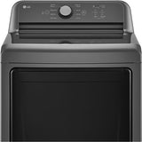 LG - 7.3 CF Gas Dryer, Sensor Dry, NeverRust Stainless Steel Drum - DLG6101M