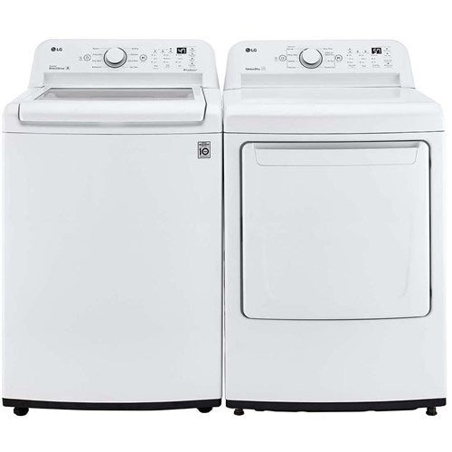 LG - 4.3 CF Ultra Large Capacity Top Load Washer with Agitator - WT7005CW