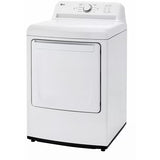 LG - 4.1 CF Top Load Washer (WT6105CW) & 7.3 CF Gas Dryer (DLG6101W) - WT6105CW-G-KIT