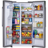 LG - 27 CF Side-by-Side, Slim In Door Ice and Water Dispenser, Bar Handle - LS27T3230S