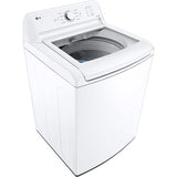 LG - 4.1 CF Ultra Large Capacity Top Load Washer, Agitator - WT6105CW