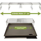 Cuisinart Grill - Adjustable Griddle Warming Rack, Light Cooking, Warming & Toasting - CAWR-036
