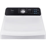 Midea - 7.0 CF Electric Dryer, Sensor Dry - MLTE45N4BWW