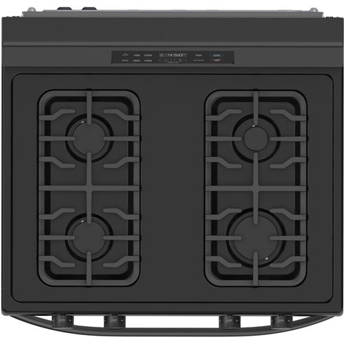 Midea - 30" Gas Range with Steam Clean - MGR30S2ABB