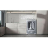 Midea - 4.1 CF Top Load Washer, Agitator, Stainless Tub - MLTW41A1BWW