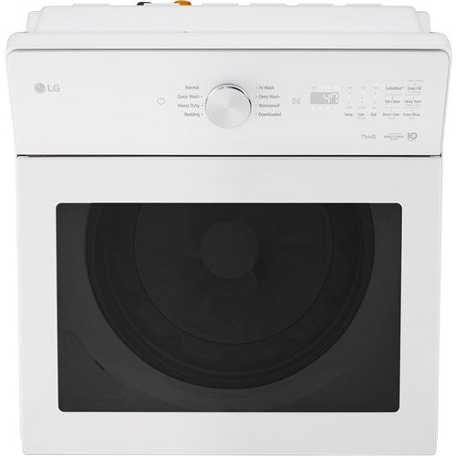 LG - 4.8 CF Top Load Agitator Washer, TurboWash3D, Wi-Fi, Easy Unload - WT8205CW