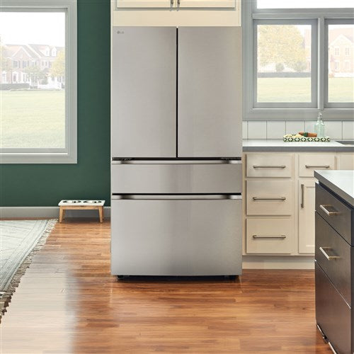 LG - 30 CF 4-Door French Door Refrigerator, Full Convert Drawer,Pocket Handle - LF30S8210S