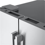 LG - 25 CF Standard Depth Max French Door with Dual Handle, 33 Wide, Dual Ice - LF25H6330S