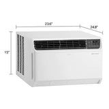 LG - 12,000 BTU Window Air Conditioner with Inverter | LW1222IVSM