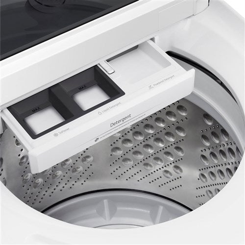 LG - 5.0 CF Top Load Washer, TurboWash3D, Wi-Fi, Easy Unload - WT8200CW
