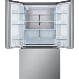 LG - 27 CF Standard Depth Max 3 Door Refrigerator,Pocket Handle,InternalWater - LRFLC2716S