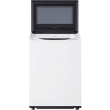 LG - 5.5 CF Top Load Washer, TurboWash 3D, Wi-Fi, Easy Unload, Agitator - WT8405CW
