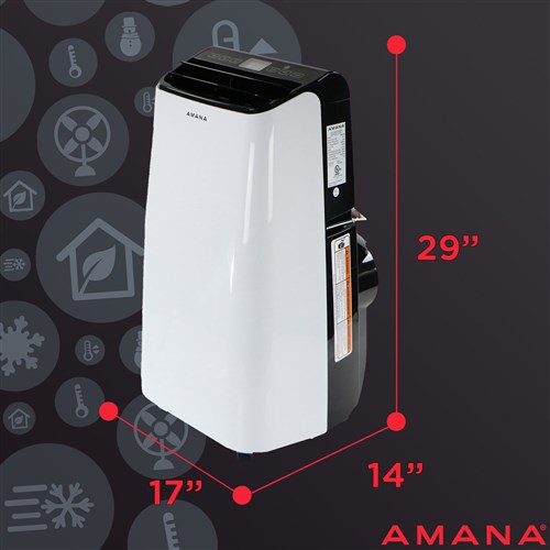 AMANA - 12,000 BTU Portable AC | AMAP121AB-2
