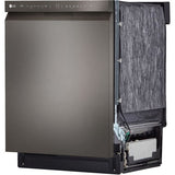 LG - 24" Front Control Dishwasher, 48 dBA, QuadWash, EasyRack Plus, 3rd Rack - LDFN4542D