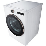 LG - 7.4 CF Ultra Large Capacity Gas Dryer w/ Sensor Dry, TurboSteam, Wi-Fi - DLGX6501W