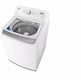 LG - 4.8 Top Load Washer (WT7155CW) & 7.3 CF Electric Dryer (DLE7150W) - WT7155CW-E-KIT