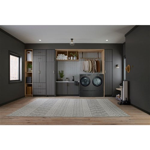 LG - 7.4 CF Ultra Large Capacity Electric Dryer w/ Sensor Dry and TurboSteam - DLEX6500B