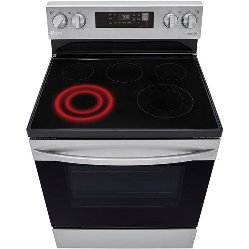 LG - 6.3 CF / 30" Electric Range, ThinQ - LREL6321S