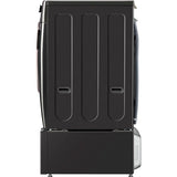 LG - 4.5 CF Front Load Washer (WM4000HBA) & 7.4 CF Electric Dryer (DLEX4000B) - WM4000HBA-E-KIT