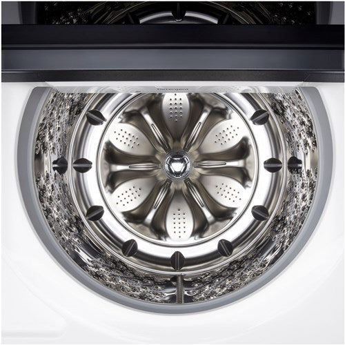 LG - 5.5 CF Top Load Washer, TurboWash 3D, Wi-Fi, Easy Unload - WT8400CW