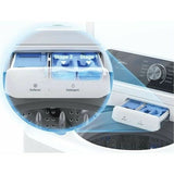 Midea - 4.4 CF Top Load Washer, Agitator, Stainless Tub - MLTW44A4BWW