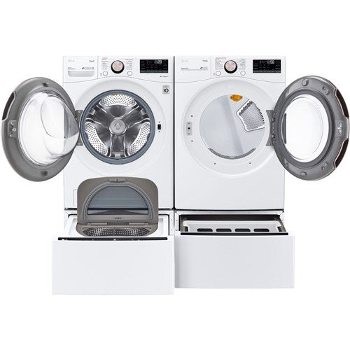 LG - 4.5 CF Front Load Washer (WM4000HWA) & 7.4 CF Electric Dryer (DLEX4000W) - WM4000HWA-E-KIT