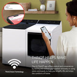 LG - 5.5 CF Top Load Washer, TurboWash 3D, Wi-Fi, Easy Unload - WT8400CW
