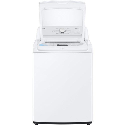 LG - 4.1 CF Ultra Large Capacity Top Load Washer, Agitator - WT6105CW