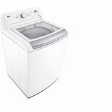 LG - 4.8 Top Load Washer (WT7155CW) & 7.3 CF Gas Dryer (DLG7151W) - WT7155CW-G-KIT