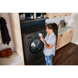 LG - 7.4 CF Ultra Large Capacity Electric Dryer w/ Sensor Dry and TurboSteam - DLEX6500B